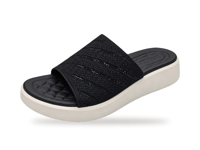 Mule plateforme texturée