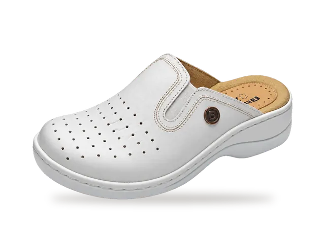 Sabot médical cuir perforé
