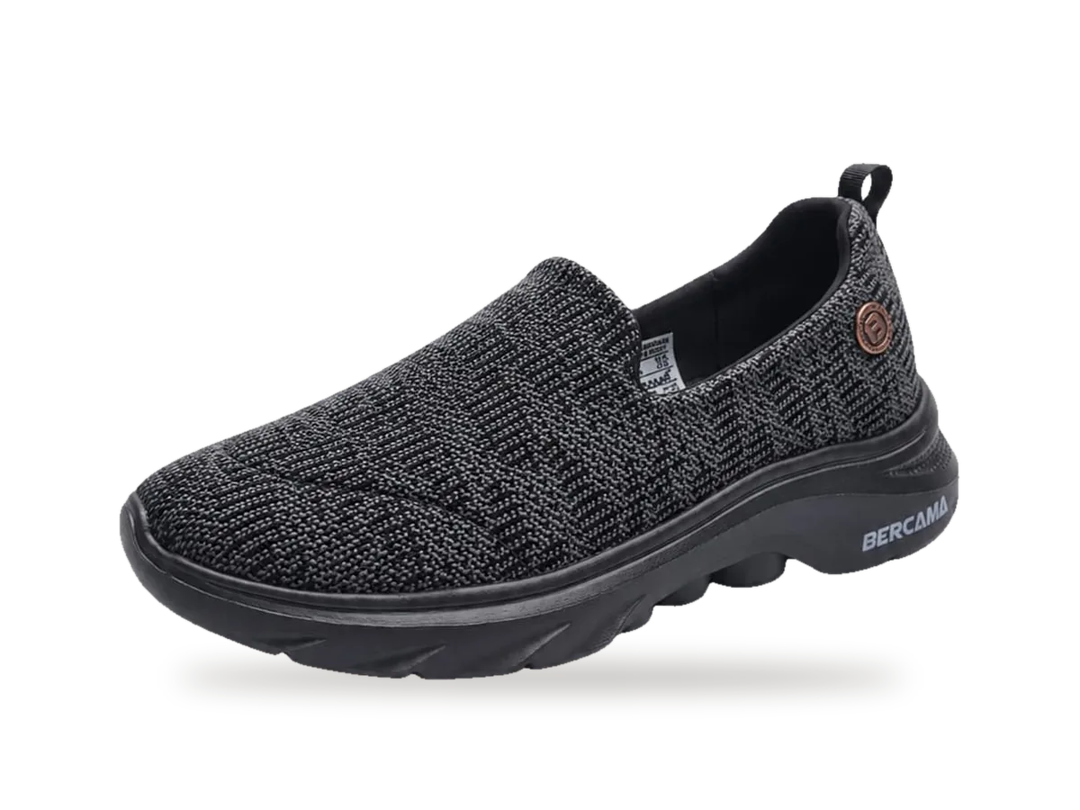 Slip-on tissu technique 24H Gris noir, profil