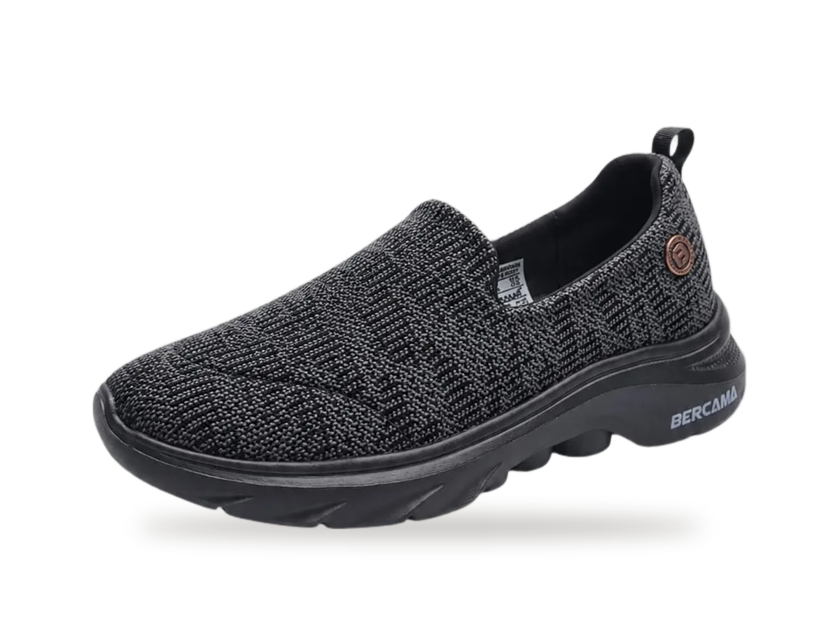 Slip-on tissu technique 514 Gris noir, profil