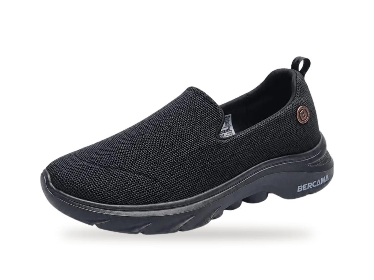 Slip-on tissu technique 518 Noir, profil
